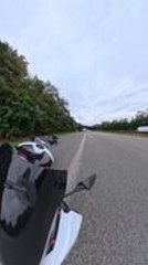Three Bikers Crash Into Each Other While Riding