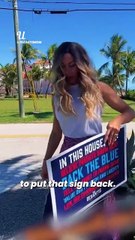 Karen thinks she can trespass on my land 😳