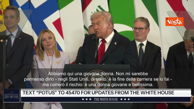 Trump a Meloni: Sei bella. Negli Usa una frase così farebbe finire la mia carriera politica