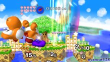 Super Smash Bros. Melee Request: Orange Yoshi Grows Every 10 Seconds in Adventure Mode