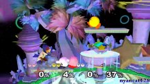 Super Smash Bros. Melee Crazy Mod Request: 3 Tiny Kirbys vs. Falco