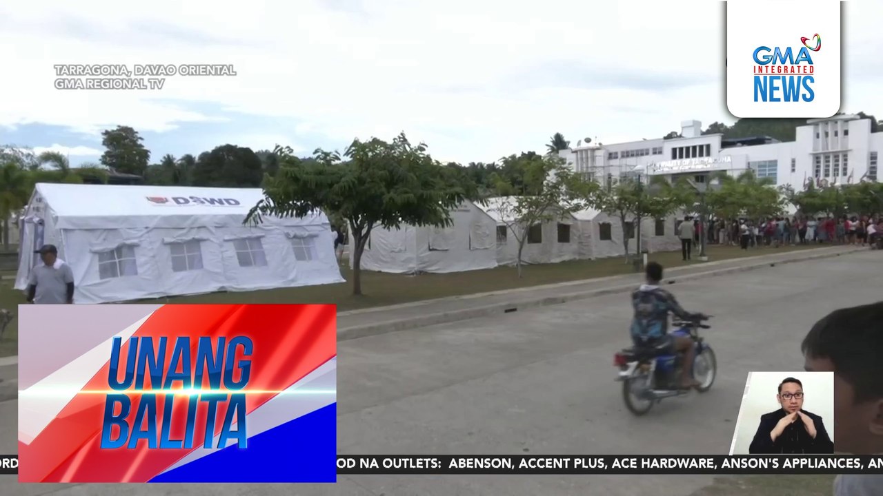 2,000 pamilya, nasa evacuation area pa rin matapos ang magnitude 7.5 na lindol noong Biyernes; state of calamity, idineklara sa Tarragona | Unang Balita