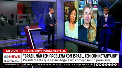 Lula afirma que Brasil não tem problemas com Israel, mas com Benjamin Netanyahu