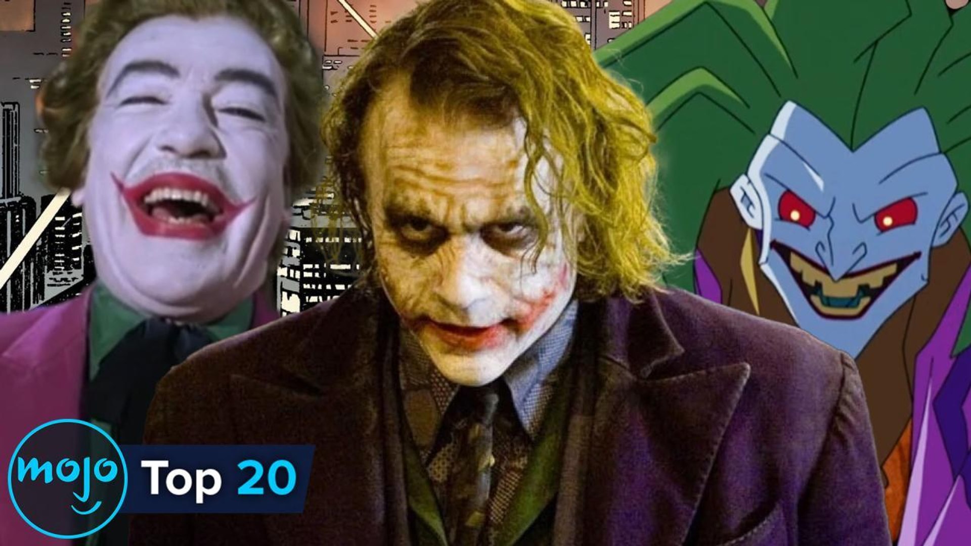 ⁣Top 20 Joker Portrayals