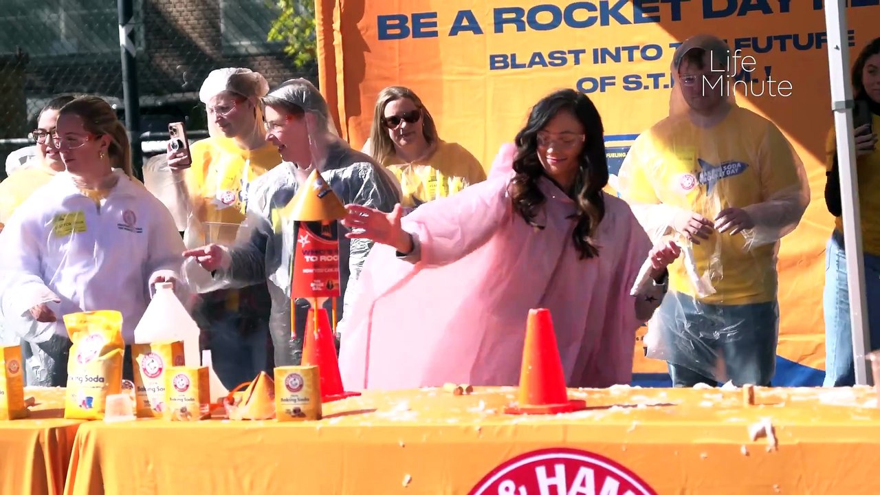Emily Calandrelli, 'The Space Gal' Teams Up With Arm & Hammer for Rocket Day to Encourage Students to Get Involved with STEAM