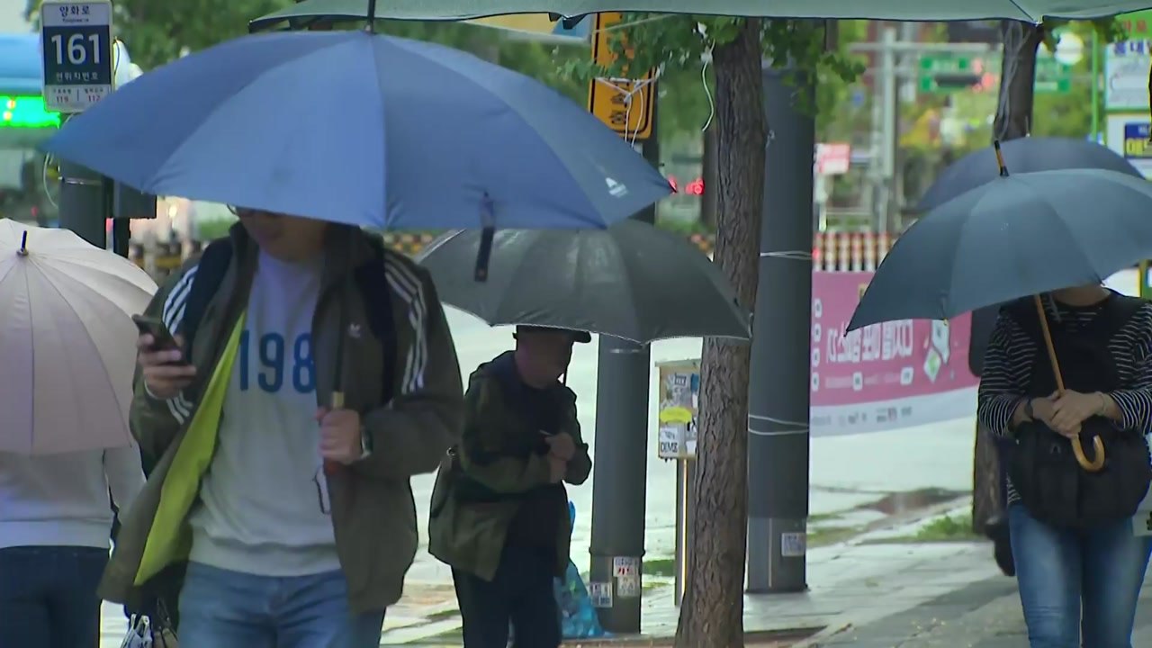 [날씨] 오후까지 전국 비, 낮 동안 선선...동해안 강풍 주의 / YTN