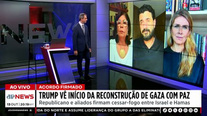 LÍDERES ASSINAM ACORDO DE PAZ PARA GAZA / LULA FALA SOBRE NETANYAHU | JORNAL JOVEM PAN -  13/10/2025