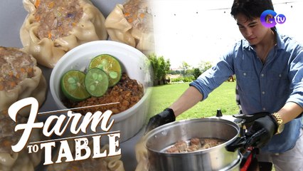 Anton Vinzon turns Pork Siomai into a cute masterpiece! | Farm to Table