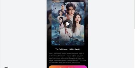 The Cultivator's Hidden Family Full Chinese Drama - English Sub