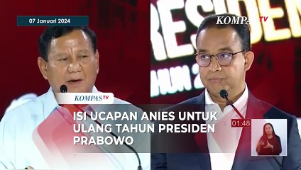 Isi Ucapan Anies Baswedan di Ulang Tahun Presiden Prabowo ke-74