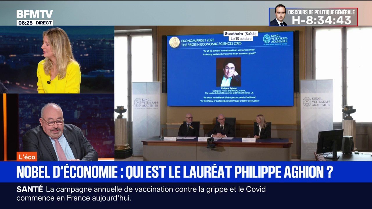 “L'innovation à l’américaine, la protection à la scandinave”: qui est le lauréat du prix Nobel d’économie, Philippe Aghion