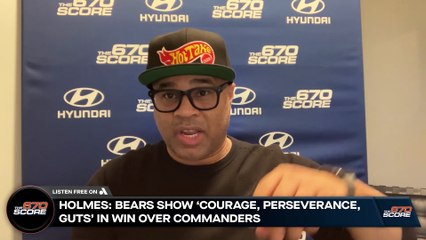 Holmes: Bears show ‘courage, perseverance, guts’ in win over Commanders