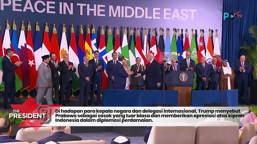 Trump ke Prabowo di Penandatanganan Perdamaian Gaza Luar Biasa, Kerja Bagus!