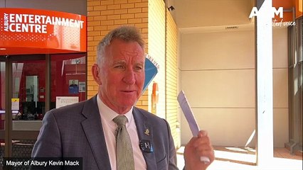 Albury Mayor speaks about the entertainment centre