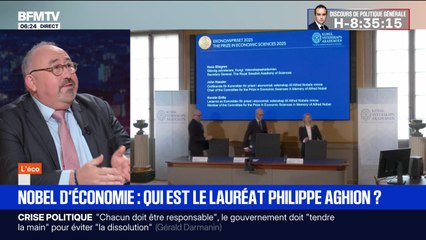 BFM Conso : Nobel d'économie, qui est le lauréat Philippe Aghion ? - 14/10