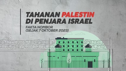 [INFOGRAFIK] Tahanan Palestin Di Penjara Israel