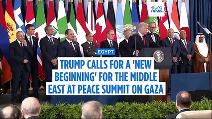 Egyptian president says Trump's plan on Gaza is 'last chance' for peace in region