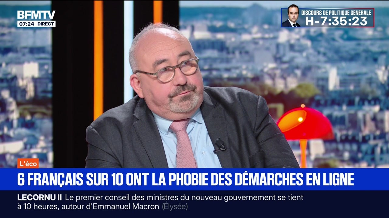 BFM éco : Six Français sur dix ont la phobie des démarches en ligne - 14/10