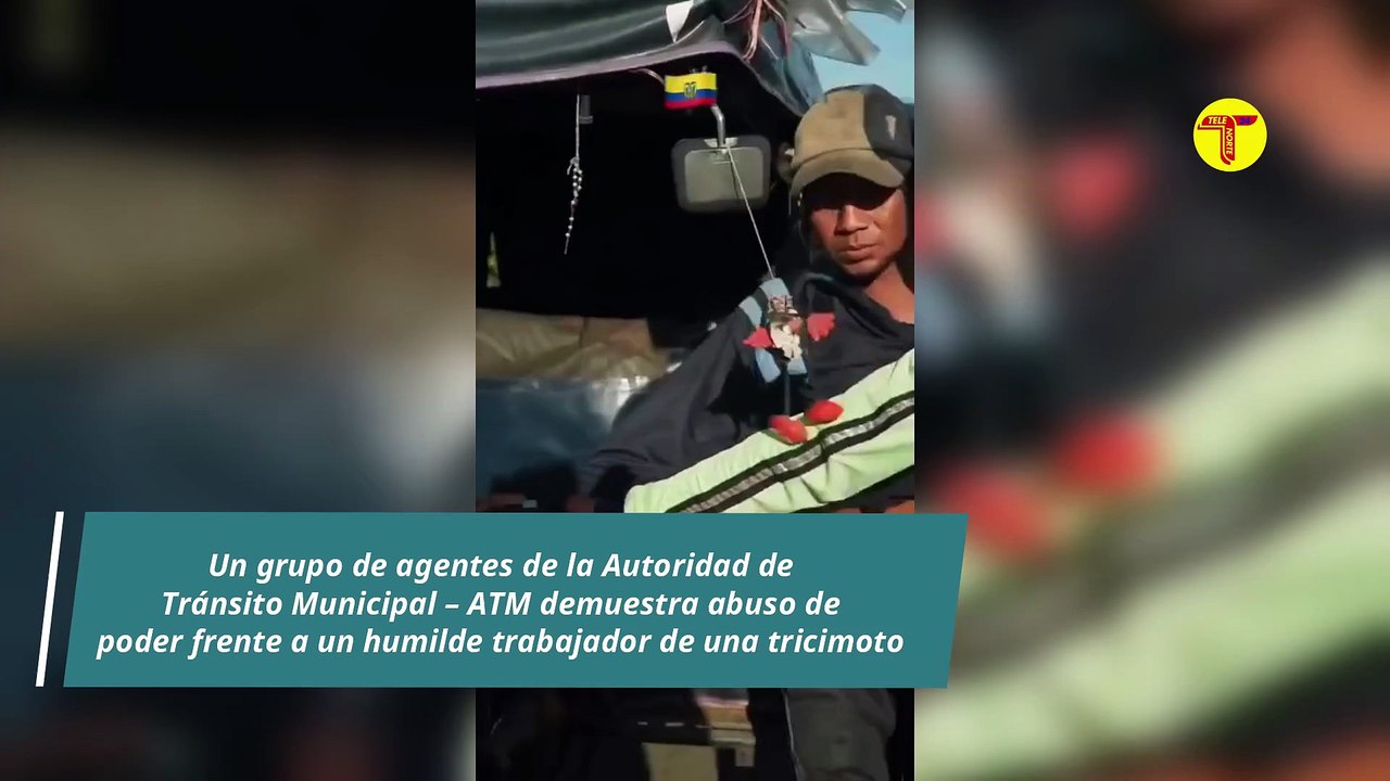 AGENTES DE LA ATM GOLPEAN A UN TRABAJADOR DEMOSTRANDO QUE SON INVENCIBLES