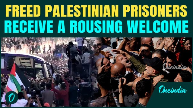 Gaza & West Bank streets erupt in cheer & joy as Israel-released Palestinian Prisoners return home
