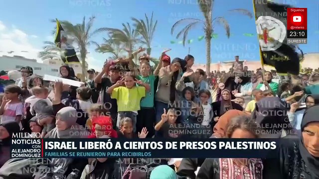 Israel libera a más de 2 mil prisioneros palestinos como parte del acuerdo de paz con Hamás