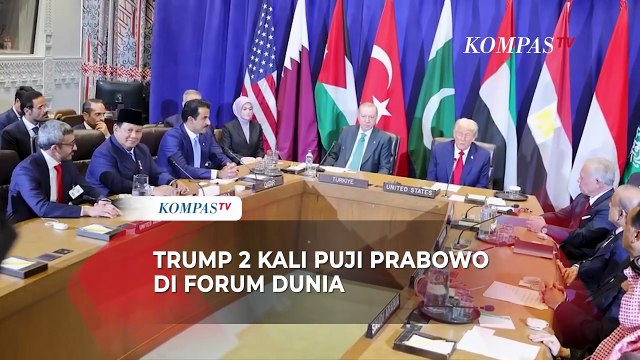 Saat Trump 2 Kali Puji Prabowo di Forum Dunia: Sidang PBB dan KTT Perdamaian Gaza