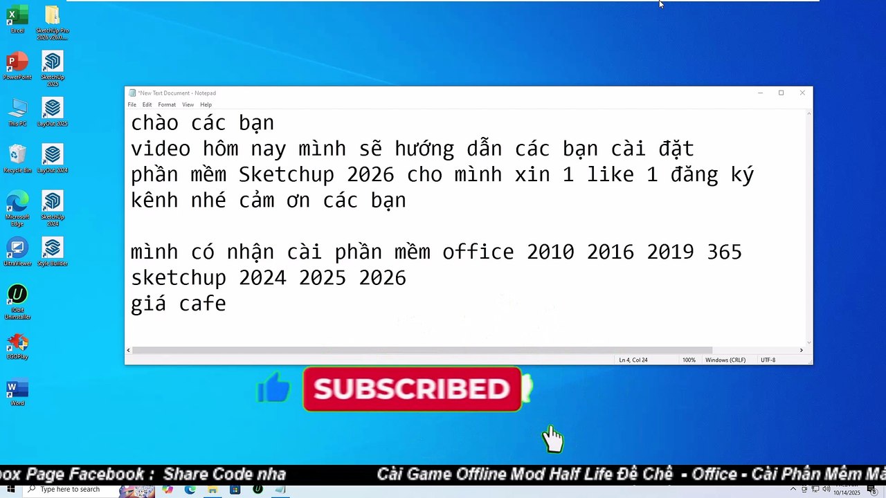 Cách Tải SketchUp 2026 – Dịch Vụ Cài Phần Mềm Cho PC Laptop Từ Xa Giá Cafe