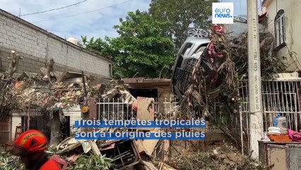 Au moins 64 morts après des pluies torrentielles au Mexique et aux États-Unis