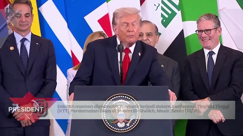 Momen Prabowo Disambut Tepuk Tangan Meriah Pemimpin Dunia saat Disebut Trump di KTT Perdamaian Gaza