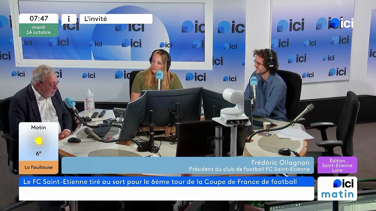 "Ça participe à l'histoire du club" : le président du FC Saint-Etienne qualifié au 6e tour de la Coupe du France
