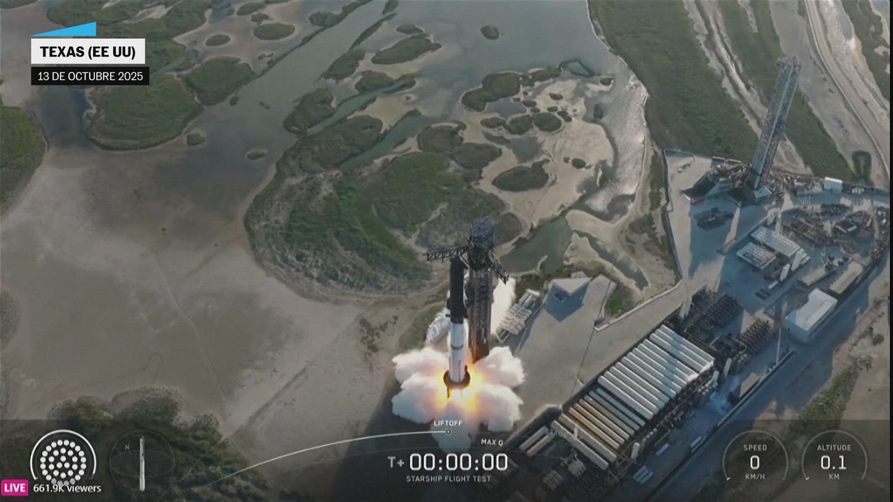 El megacohete Starship de Elon Musk completa con éxito un vuelo para probar el envío masivo de satélites al espacio