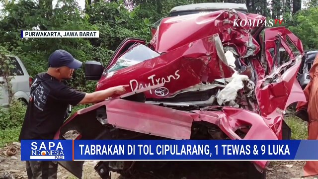 Kecelakaan Maut di Tol Cipularang: Mobil Travel Tabrak Truk, 1 Tewas dan 9 Luka
