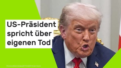 Donald Trump: "Nicht sicher, ob ich es in den Himmel schaffe" - US-Präsident spricht über eigenen Tod