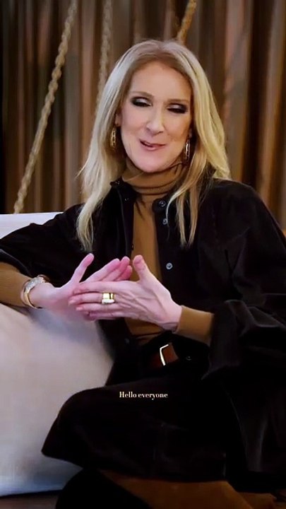 Capture d'écran de la vidéo Instagram de Céline Dion