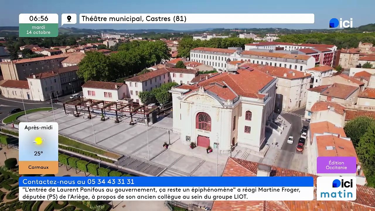 14/10/2025 - ici matin par ici Occitanie en vidéo