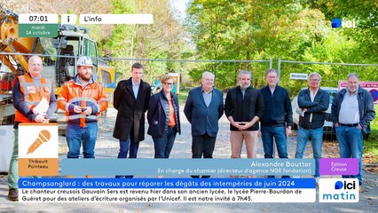 14/10/2025 - ici matin par ici Creuse en vidéo