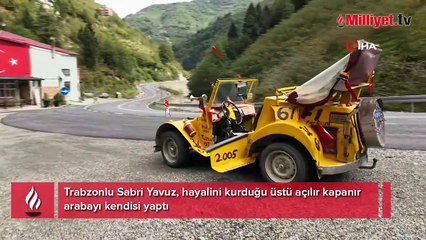 Sıfır eğitimle 'Karadeniz usulü Cabrio' yaptı! 1,5 milyon teklif ettiler satmadı