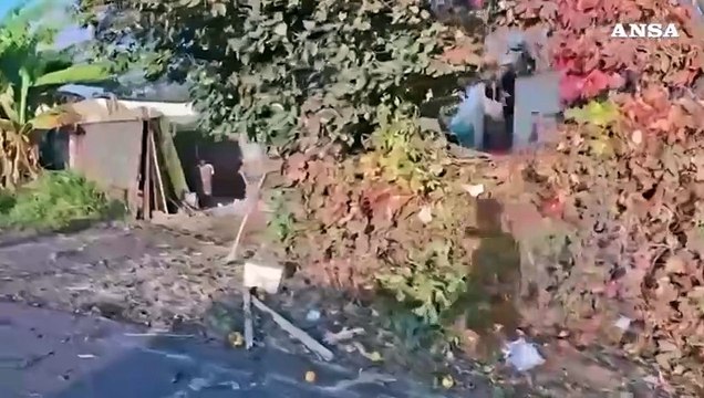 Il luogo dell'esplosione nel Veronese nelle immagini dei Carabinieri