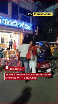 Indore Street: Wife Catches Husband Shopping With Girlfriend