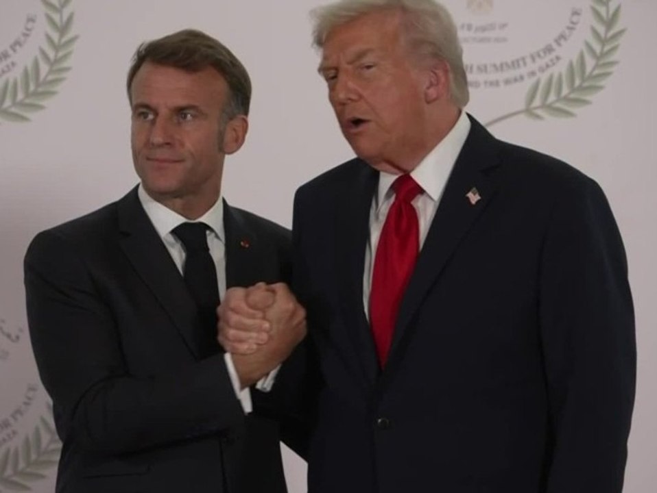 Handschlag wird zum Machtspiel: Trump zeigt Macron die Muskeln