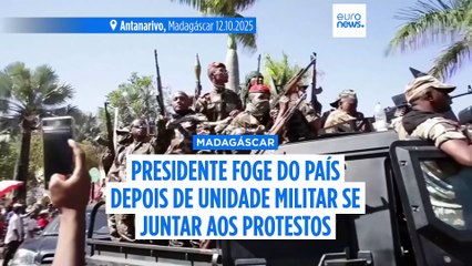 Presidente de Madagáscar foge do país depois de unidade militar se juntar aos protestos antigovernamentais