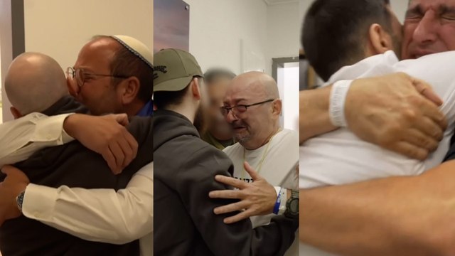 Trois otages israéliens retrouvent leurs familles après 2 ans de captivité à Gaza