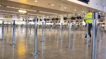 Manifestation nationale : l'aéroport de Zaventem complètement vide
