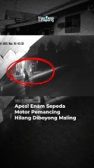 Apes! Enam Sepeda Motor Pemancing Hilang Diboyong Maling