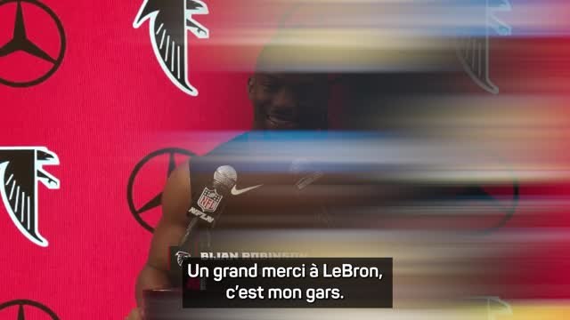 Falcons - Robinson : LeBron me dit toujours de viser à être le meilleur de la ligue