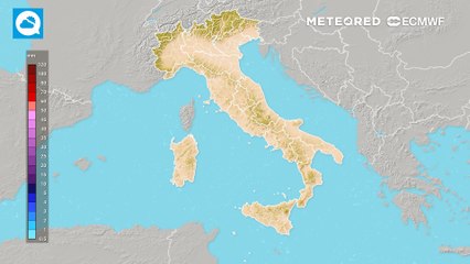 Accumuli piogge fra mercoledì 15 e venerdì 17 ottobre