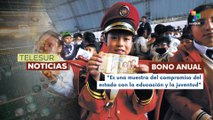 En Bolivia, el gobierno inició el pago del bono contra la deserción escolar