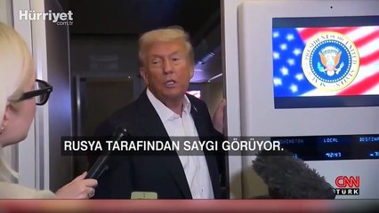 Trump, uçakta soruları yanıtladı: Erdoğan ile aramız hep çok iyi oldu