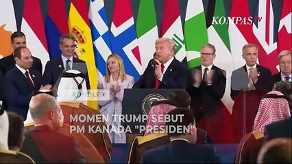 Trump Ketawa! Salah Sebut PM Kanada Presiden di KTT Perdamaian Gaza