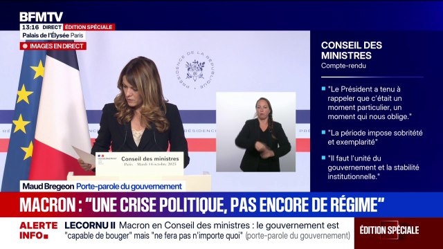 La fraude sociale c'est 13 milliards d'euros de perte chaque année , rappelle Maud Bregeon, porte-parole du gouvernement